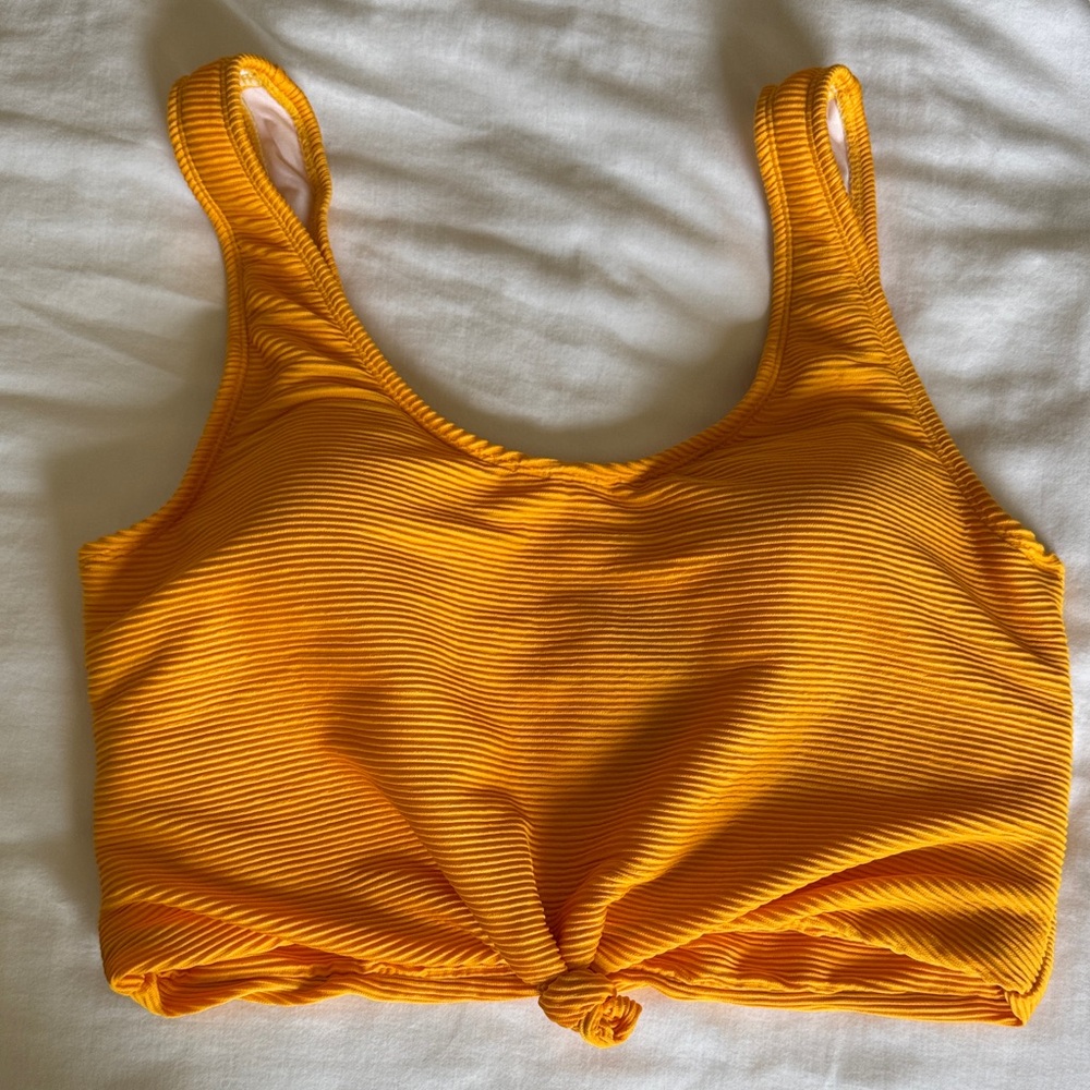 Vibrant Yellow/Orange Bikini Top